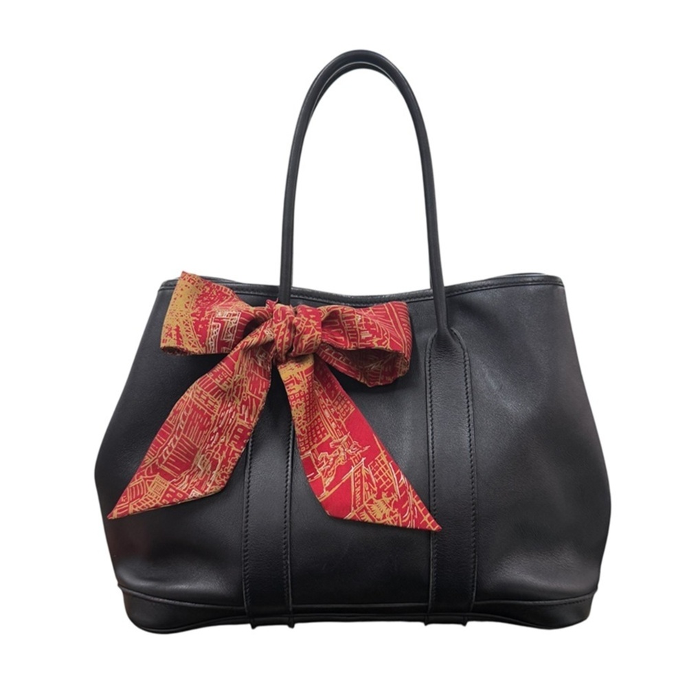 Hermes Garden Twilly TPM handbag, Veau Swift leather, black, women's, z10923